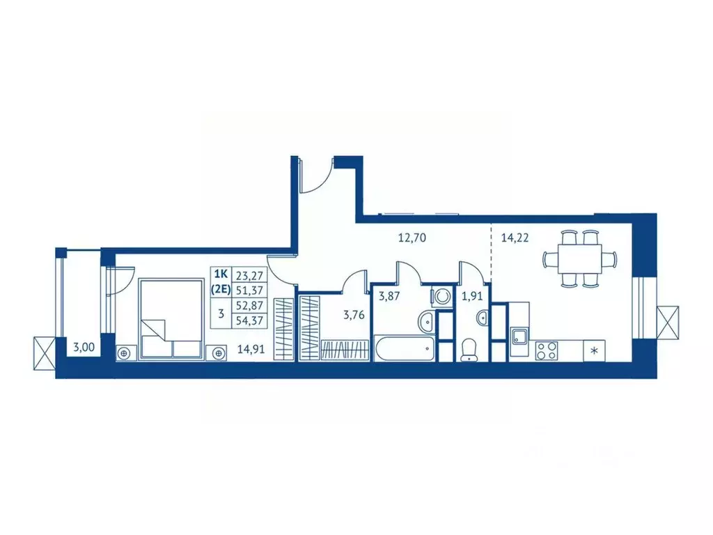 1-к кв. Московская область, Королев Новые Подлипки мкр, Поколение ... - Фото 1