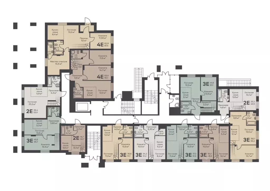 2-к кв. Пермский край, Пермь ул. Подводников (53.0 м) - Фото 2