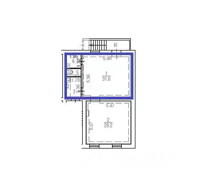 Помещение свободного назначения в Москва 3-я Владимирская ул., 16 (41 ... - Фото 2