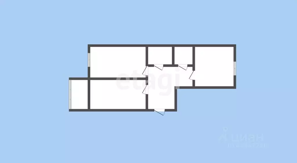 2-к кв. Карачаево-Черкесия, Черкесск ул. Демиденко, 26 (82.0 м) - Фото 1