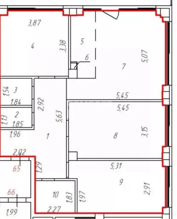 2-к кв. Челябинская область, Челябинск просп. Ленина, 64Б (95.6 м) - Фото 2