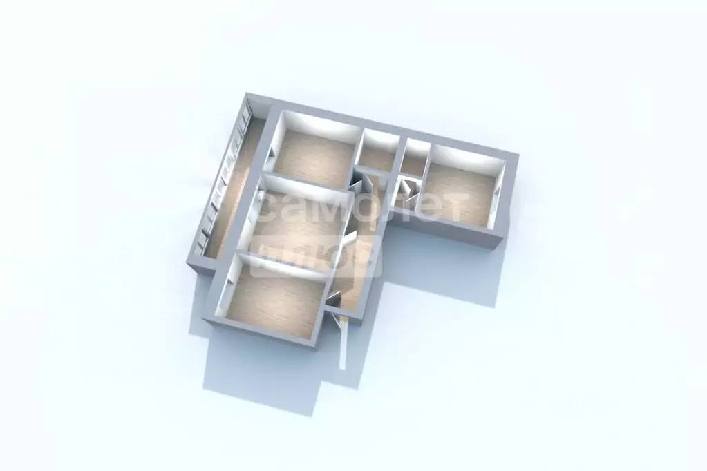 3-к кв. Тюменская область, Тюмень Солнечный проезд, 8/1 (73.3 м) - Фото 1