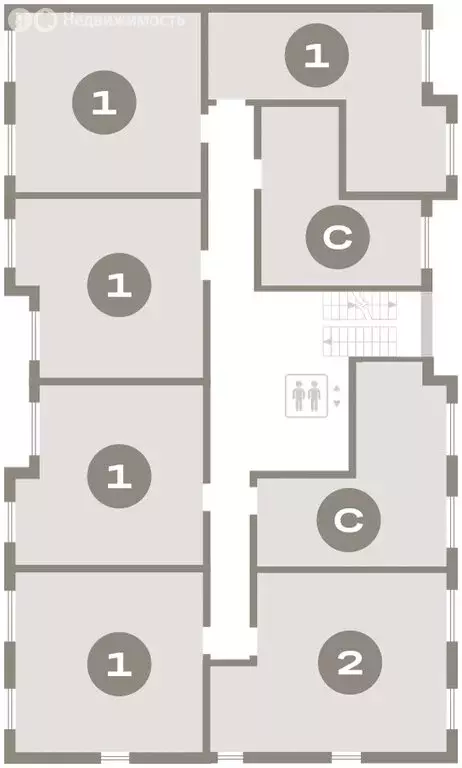 1-комнатная квартира: городской посёлок Новоселье, ЖК Брусника (39.85 ... - Фото 2