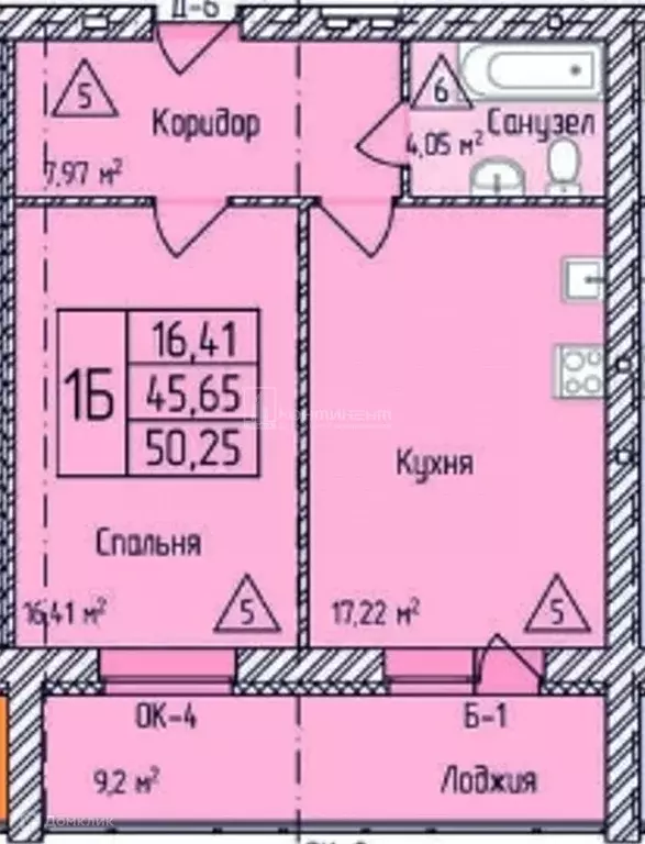 Продаётся 1-к квартира, 50.25 м - Фото 0