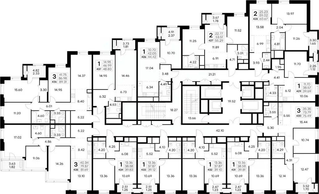 3-к кв. Нижегородская область, Нижний Новгород Глоракс Премиум ... - Фото 2