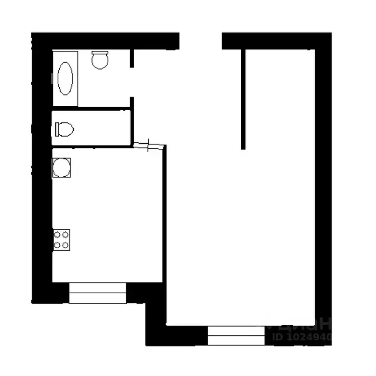 1-к кв. Башкортостан, Уфа бул. Тухвата Янаби, 22 (40.3 м) - Фото 1