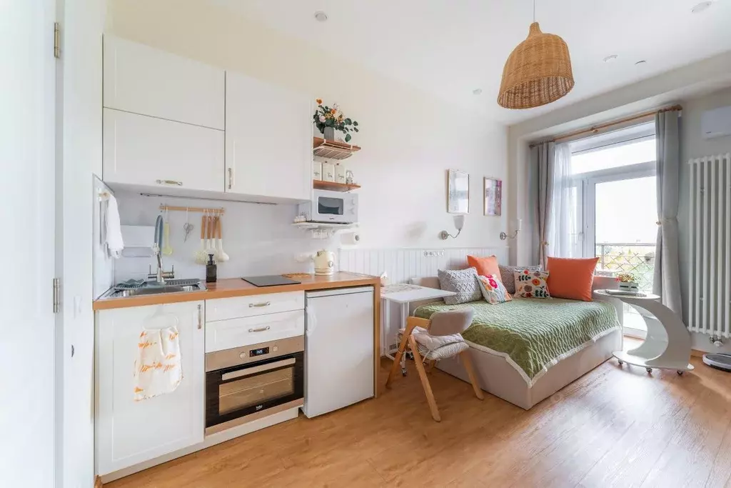 Студия Москва ул. Хромова, 3 (19.0 м) - Фото 1