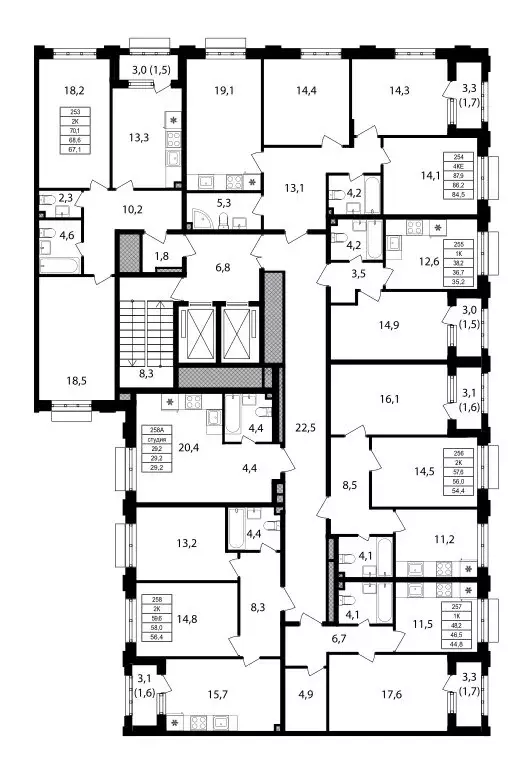 квартира-студия: москва, михалковская улица, 48с7 (29.2 м) - Фото 1