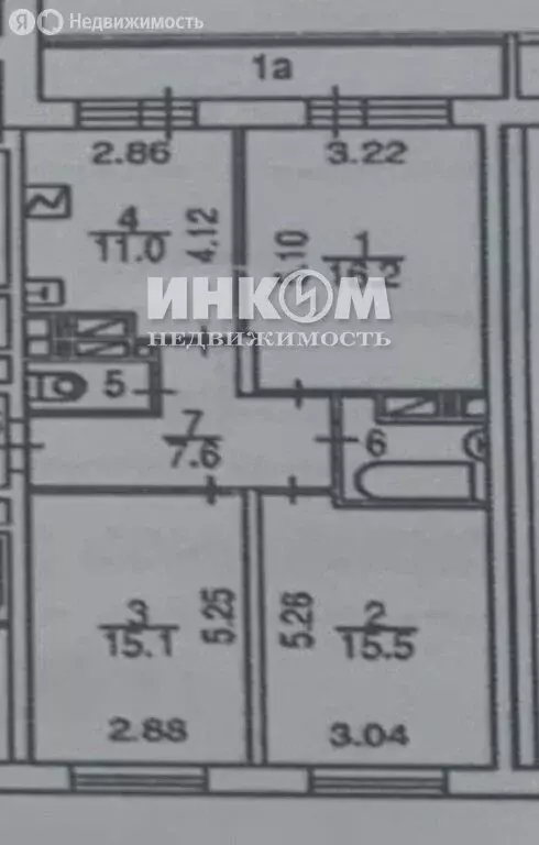 3-комнатная квартира: Москва, Судостроительная улица, 17 (70.4 м) - Фото 1