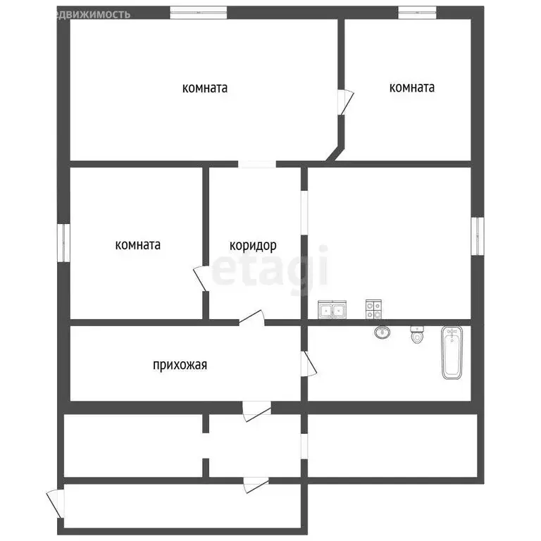 Дом в Ялуторовск, улица Свердлова (90 м) - Фото 1