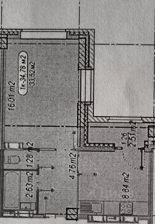 1-к кв. Волгоградская область, Волгоград ул. Пархоменко, 2А (33.4 м) - Фото 2