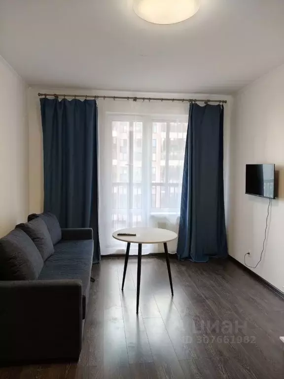 Студия Санкт-Петербург аллея Арцеуловская, 19 (24.0 м) - Фото 1