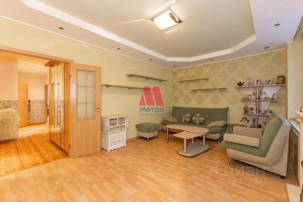 3-к кв. Ярославская область, Ярославль ул. Курчатова, 9к2 (91.0 м) - Фото 1