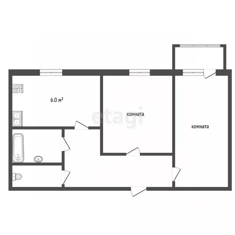 2-к кв. Ярославская область, Ярославль Липовая Гора жилрайон, ул. ... - Фото 1