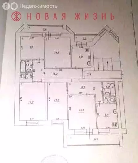 5-комнатная квартира: Самара, Измайловский переулок, 2 (111 м) - Фото 1