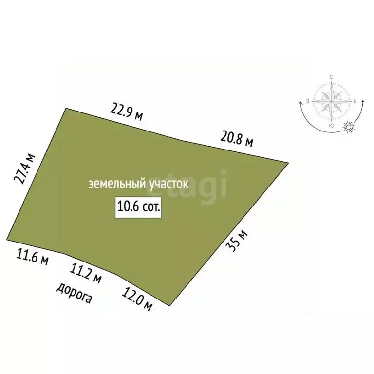 Участок в Московская область, Одинцовский городской округ, Малое ... - Фото 2