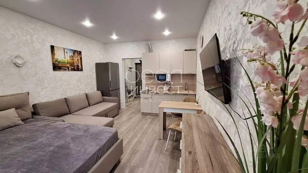 Студия Краснодарский край, Сочи ул. Искры, 88к10 (29.0 м) - Фото 1