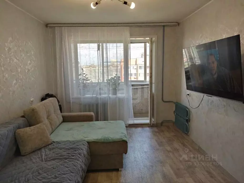 1-к кв. Курганская область, Курган Заозерный жилрайон, 5-й мкр, 1 ... - Фото 2