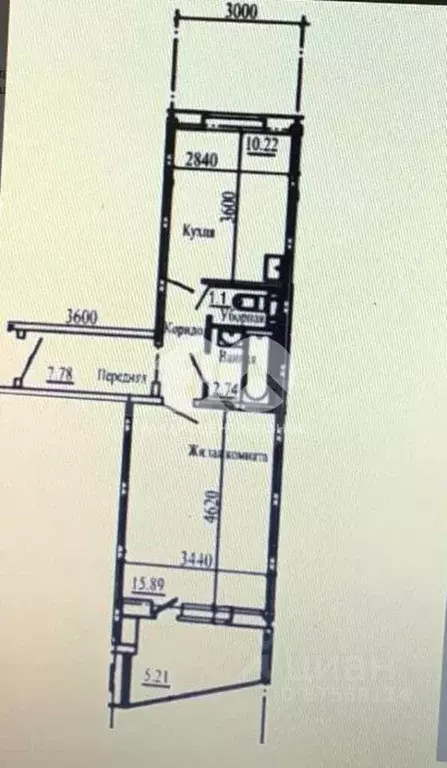 1-к кв. Новосибирская область, Новосибирск Хилокская ул., 1б (34.7 м) - Фото 2