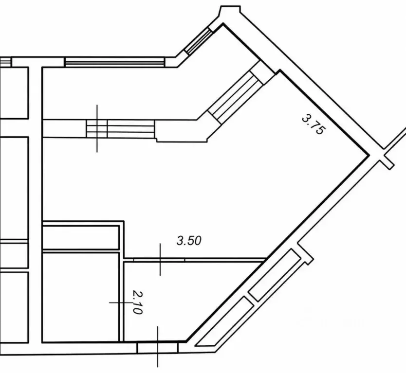 Студия Москва Михневская ул., 8 (33.0 м) - Фото 2