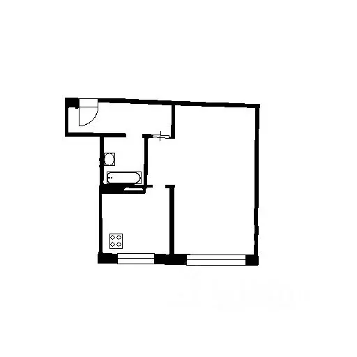 1-к кв. Башкортостан, Уфа ул. Карима Хакимова, 3 (32.1 м) - Фото 2