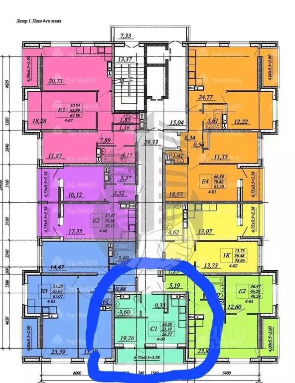 Студия Краснодарский край, Краснодар ул. Автолюбителей, 1/5 (26.5 м) - Фото 2