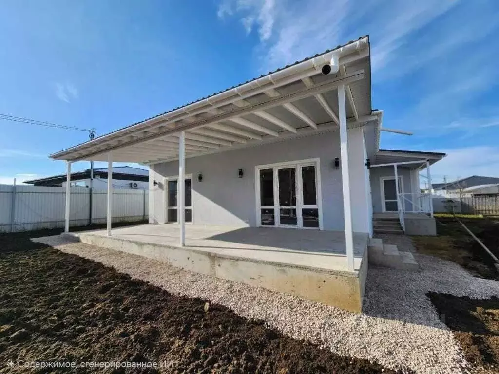 Дом в Крым, Симферопольский район, с. Урожайное  (100 м) - Фото 2