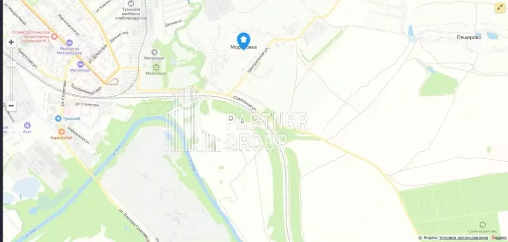 Участок в Тульская область, Тула городской округ, д. Морозовка  (84.0 ... - Фото 1