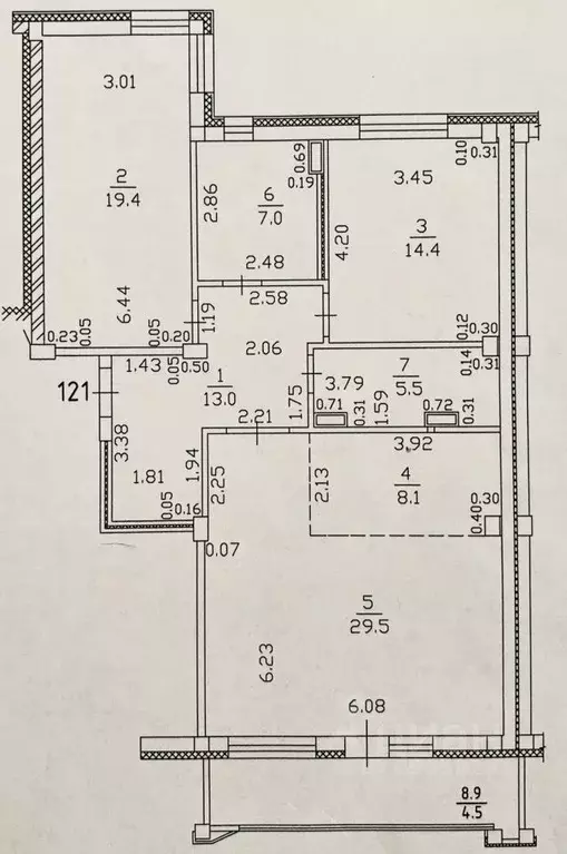 2-к кв. Кировская область, Киров ул. Героя Николая Рожнева, 4 (96.6 м) - Фото 2