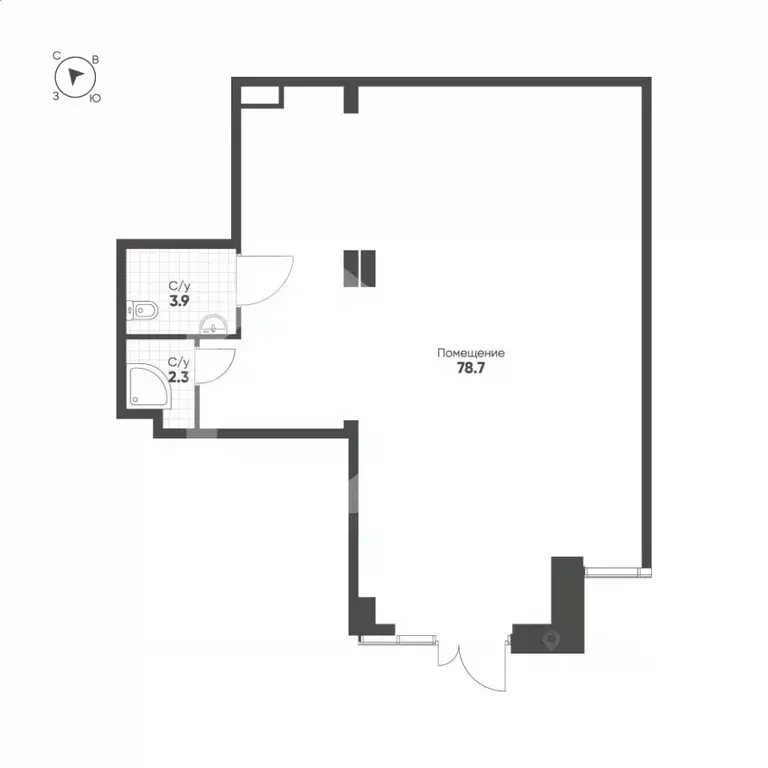 Торговая площадь в Москва 4-я оч., Шагал жилой комплекс, 3.1 (85 м) - Фото 2