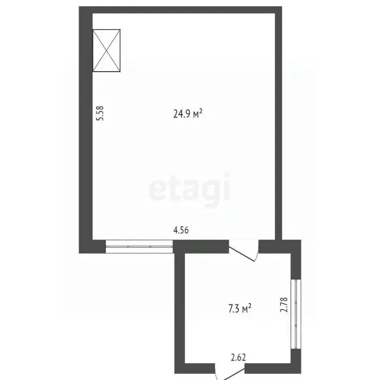 1-к кв. Крым, Саки ш. Евпаторийское (32.2 м) - Фото 2