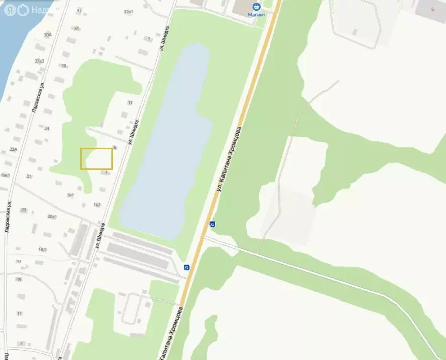 Участок в Архангельск, микрорайон Экономия, улица Шмидта (10 м) - Фото 1