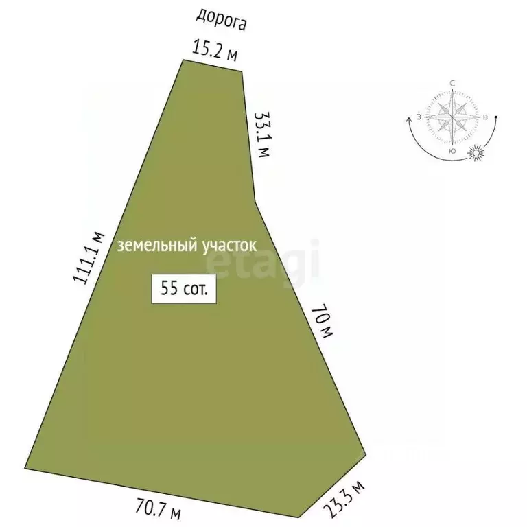 Участок в Марий Эл, Килемарский муниципальный округ, пос. Красный Мост ... - Фото 2