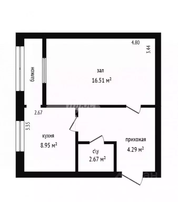 1-к кв. Дагестан, Дербент ул. Расулбекова, 20 (35.0 м) - Фото 2