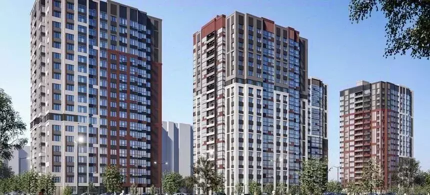 3-к кв. Воронежская область, Воронеж Никитинские сады жилой комплекс ... - Фото 1