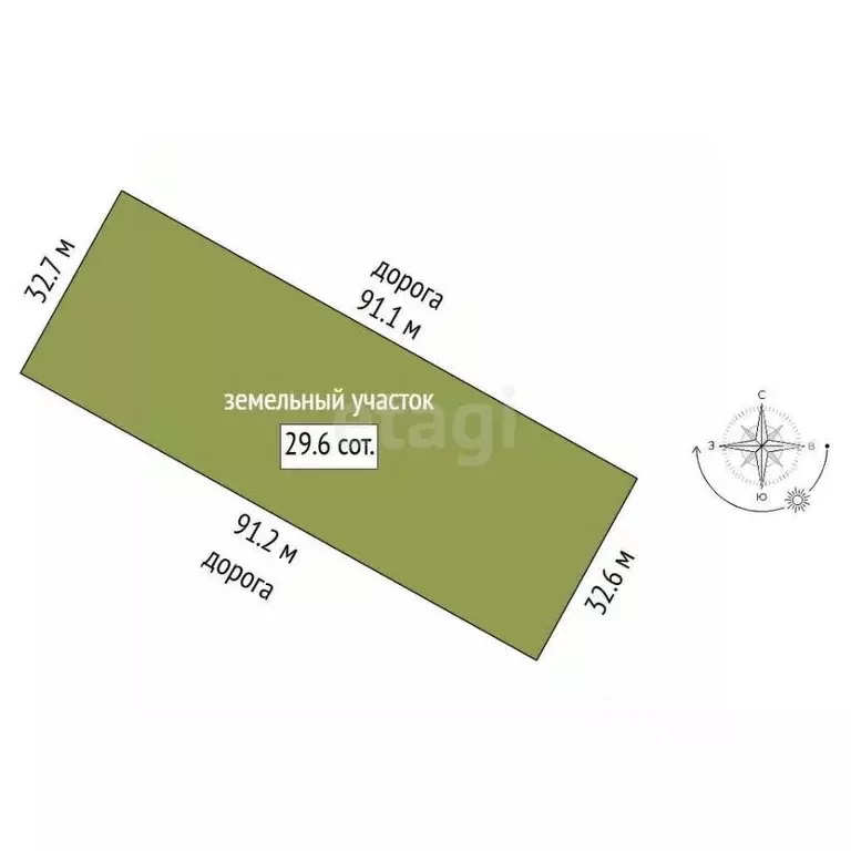 Участок в Хабаровский край, Хабаровский район, с. Восточное  (29.58 ... - Фото 2