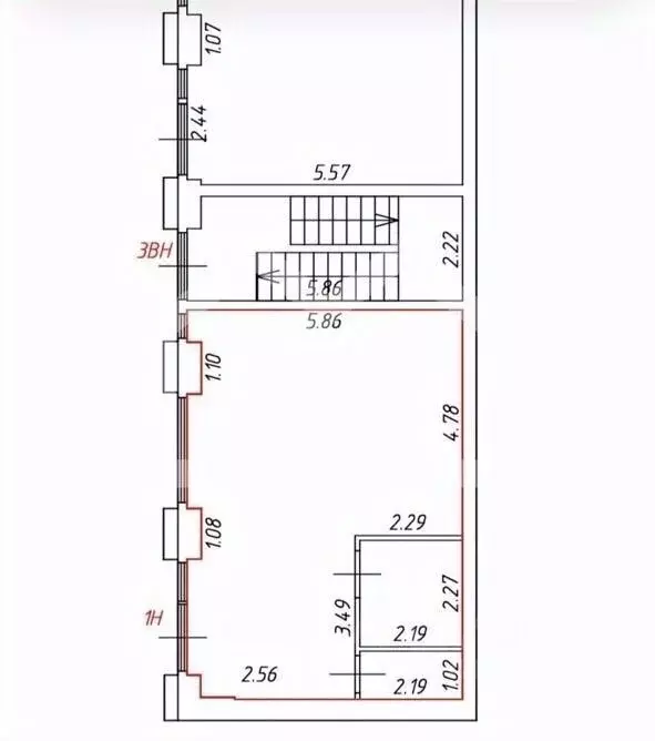 Торговая площадь в Москва просп. Лихачева, 16к4 (49 м) - Фото 2