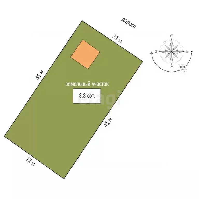 Участок в Костромская область, Кострома ул. Камешники (8.8 сот.) - Фото 1