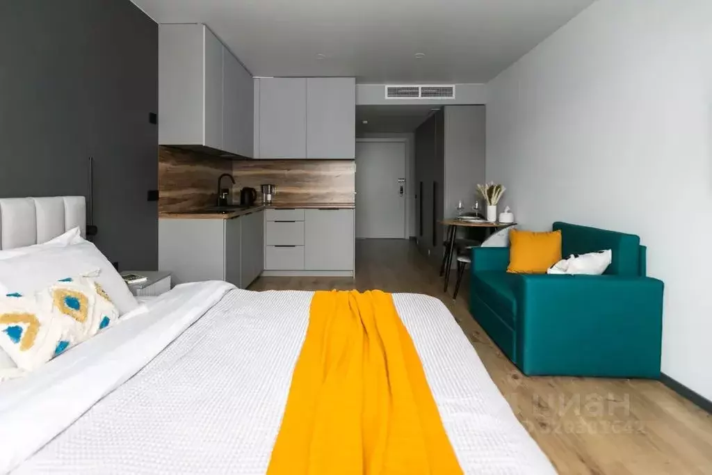 Студия Санкт-Петербург Киевская ул., 5к6 (30.0 м) - Фото 1