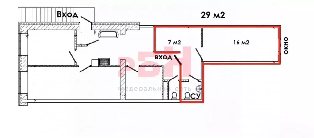 Офис в Свердловская область, Екатеринбург ул. Чкалова, 252 (29 м) - Фото 2