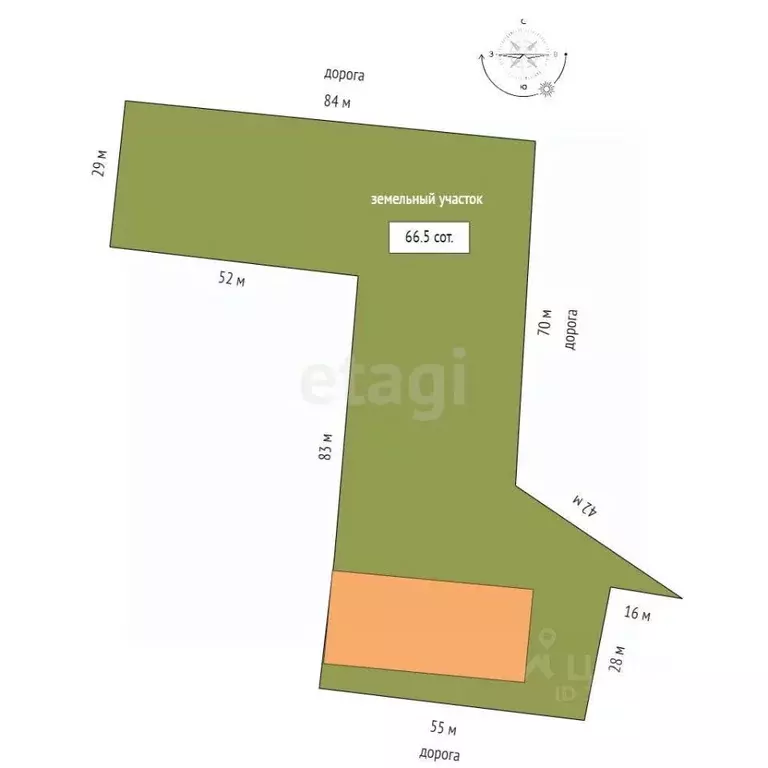 Склад в Тюменская область, Тюмень ул. Щербакова, 172с3 (6649 м) - Фото 2