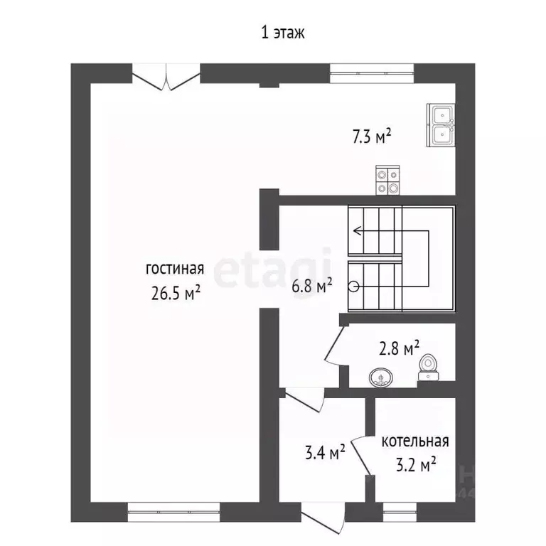 Дом в Тюменская область, Тюменский муниципальный округ, д. Ушакова ул. ... - Фото 2