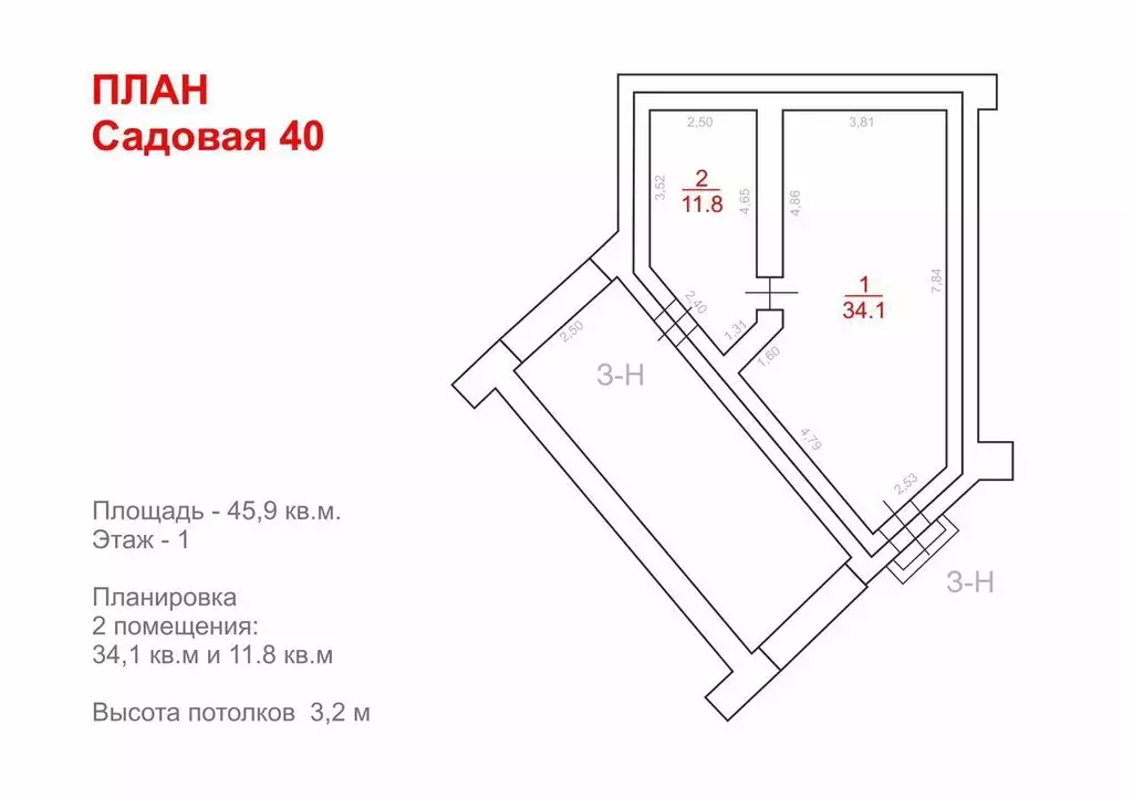 Помещение свободного назначения в Санкт-Петербург Садовая ул., 40 (46 ... - Фото 0