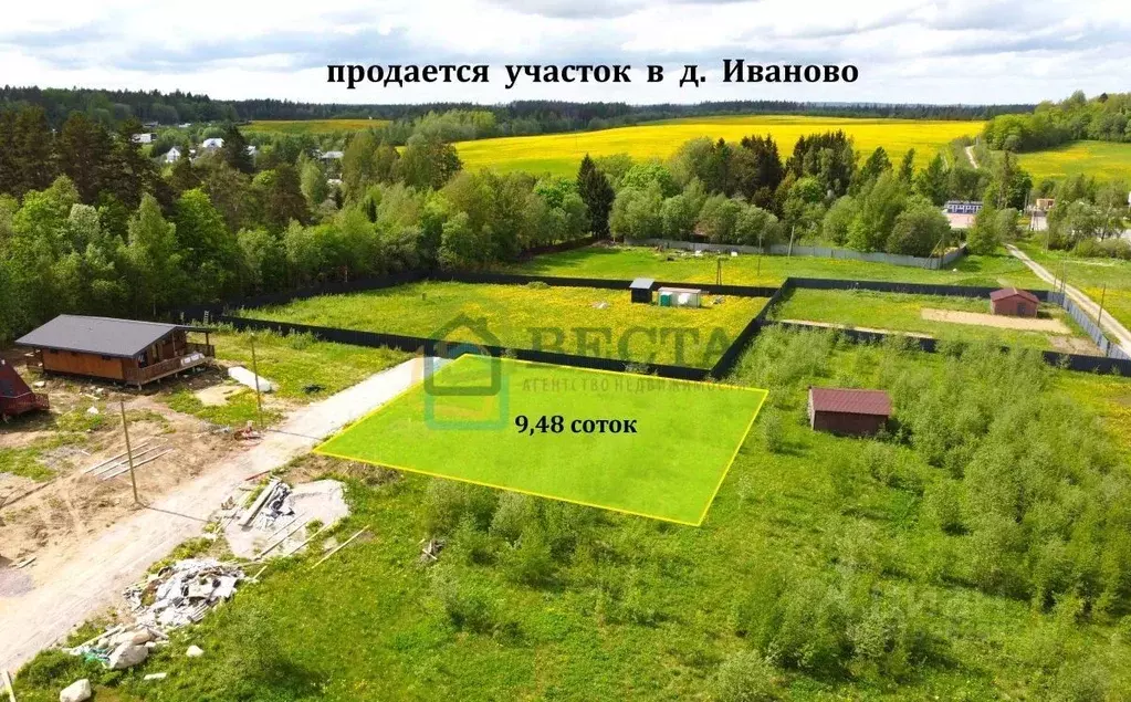 Участок в Ленинградская область, Приозерский район, Сосновское с/пос, ... - Фото 0