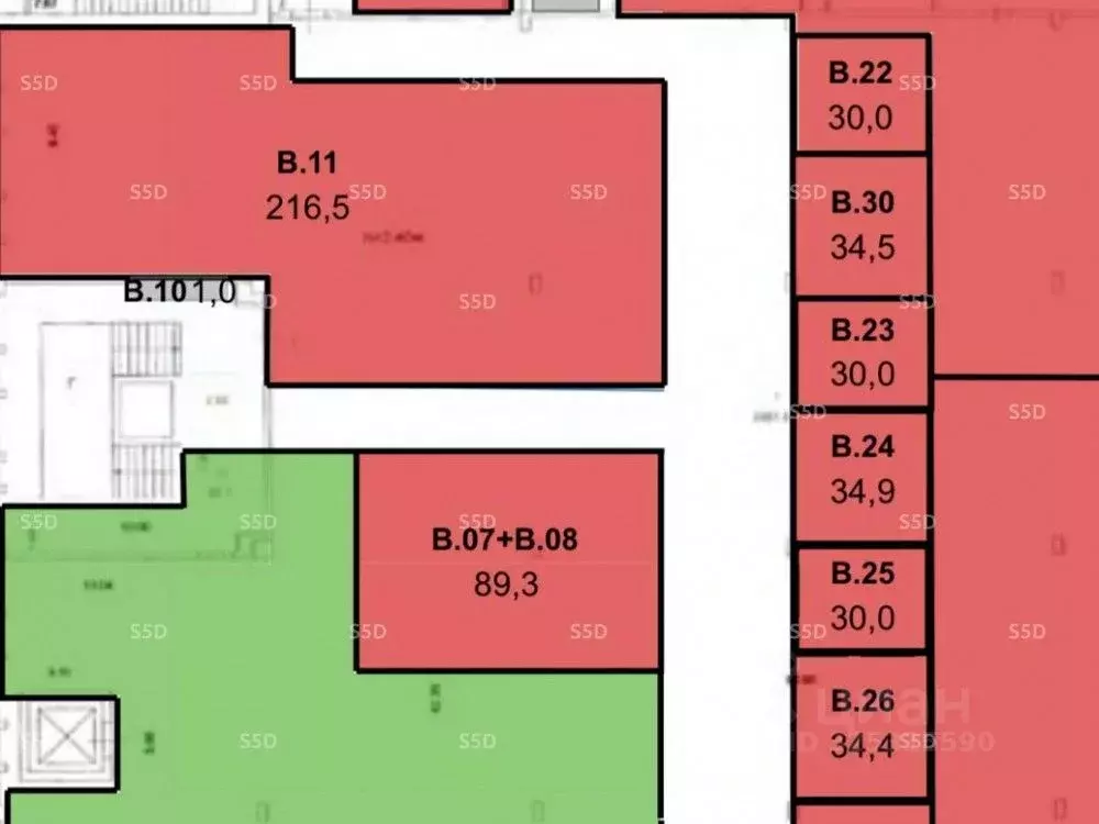 Помещение свободного назначения в Москва просп. Вернадского, 105 (558 ... - Фото 2