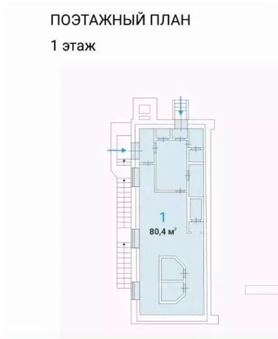 Помещение свободного назначения в Москва Большая Грузинская ул., 12 ... - Фото 2