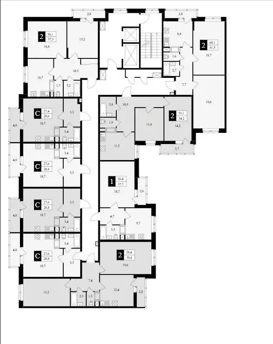 Студия Московская область, Подольск Красная Горка мкр, ул. Садовая, 14 ... - Фото 2