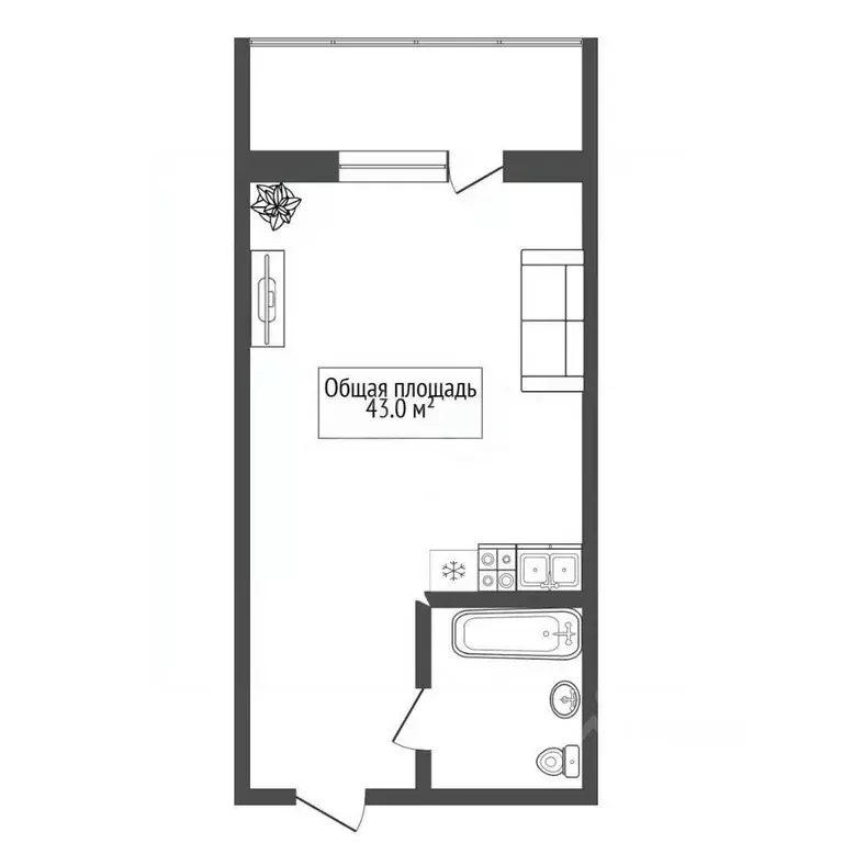 1-к кв. Новосибирская область, Новосибирск ул. Сибиряков-Гвардейцев, ... - Фото 2