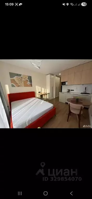 Студия Белгородская область, Белгород Донецкая ул., 79Ак4 (22.0 м) - Фото 1