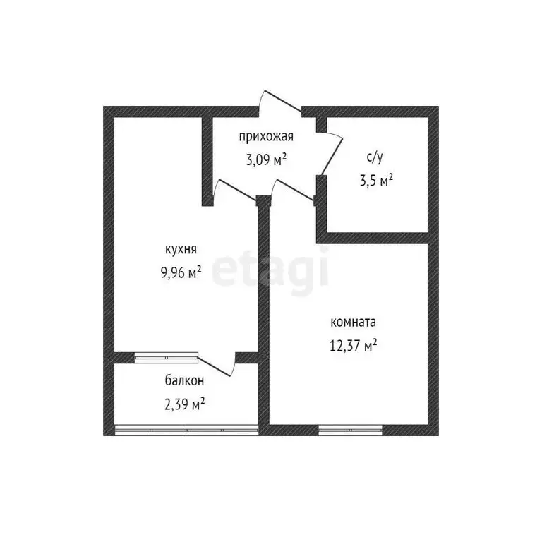 1-комнатная квартира: Краснодар, Воронежская улица, 47/10 (29 м) - Фото 0